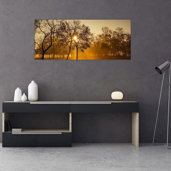 Tablou cu răsăsrit de soare (120x50 cm)