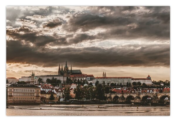 Tablou Castelului Praga în amurg (90x60 cm)