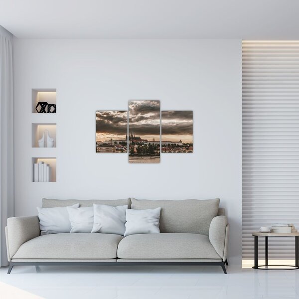 Tablou Castelului Praga în amurg (90x60 cm)