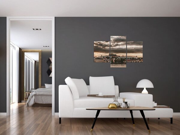 Tablou Castelului Praga în amurg (90x60 cm)