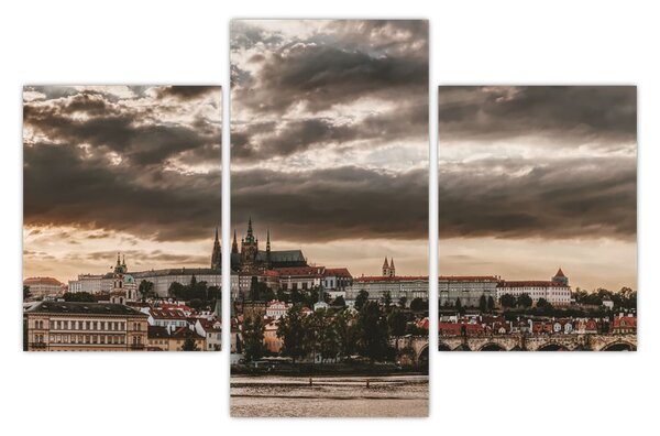 Tablou Castelului Praga în amurg (90x60 cm)