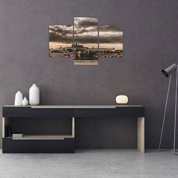 Tablou Castelului Praga în amurg (90x60 cm)