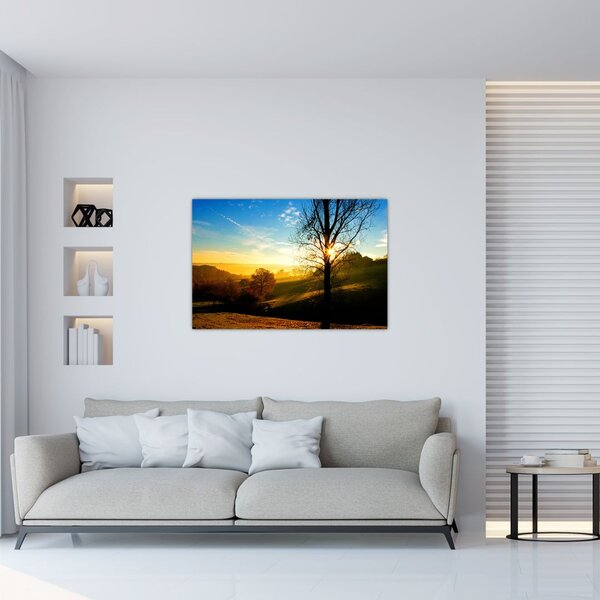 Tablou cu răsăsrit de soare (90x60 cm)