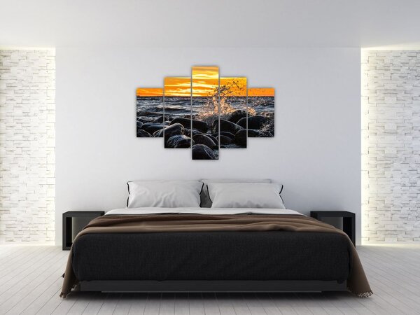 Tablou cu valurile mării (150x105 cm)
