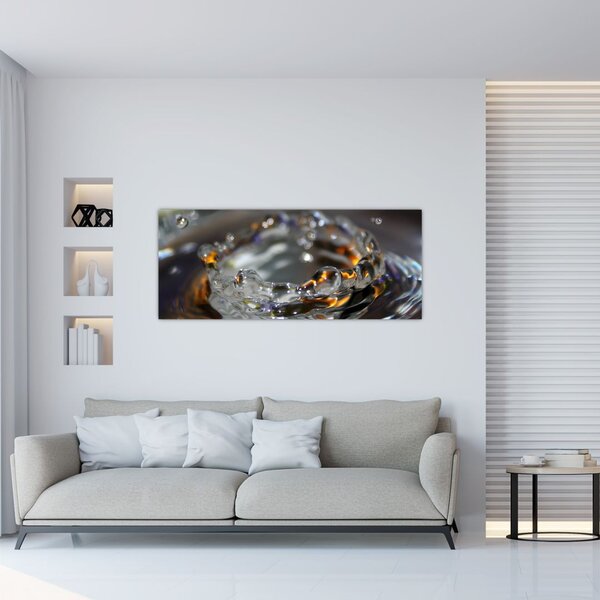 Tablou cu brățara din picături de apă (120x50 cm)