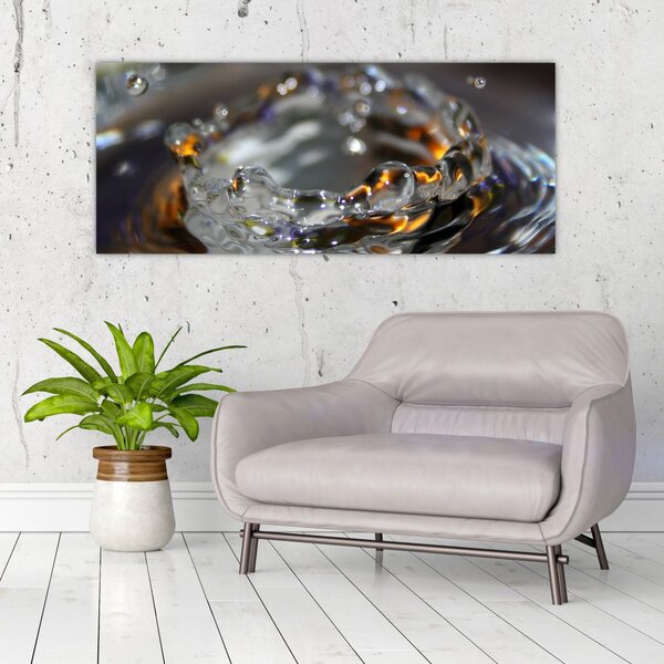 Tablou cu brățara din picături de apă (120x50 cm)