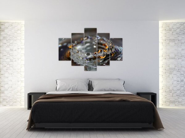 Tablou cu brățara din picături de apă (150x105 cm)