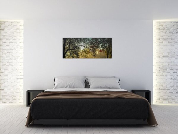 Tablou cu răsărit de soare (120x50 cm)