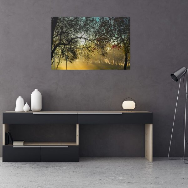 Tablou cu răsărit de soare (90x60 cm)