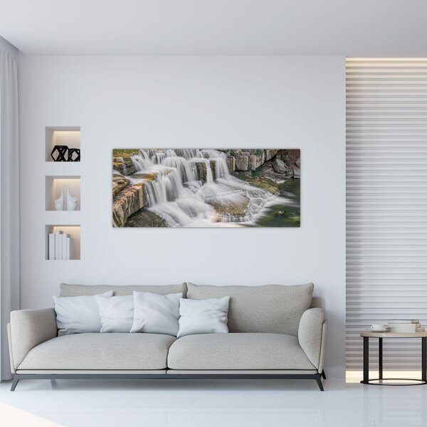 Tablou cu cascade (120x50 cm)
