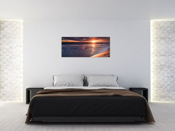 Tablou cu apus de soare (120x50 cm)
