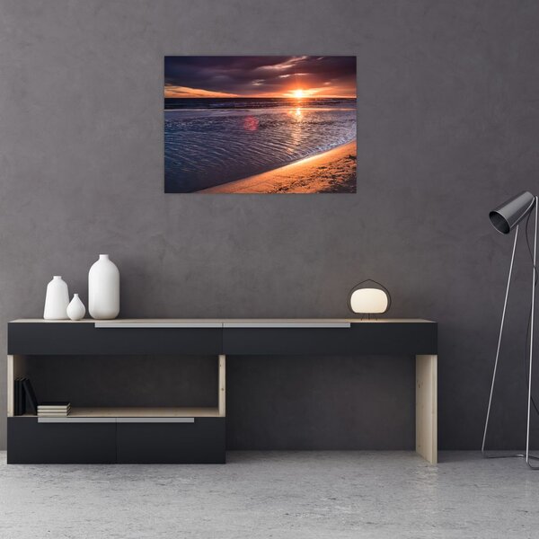Tablou cu apus de soare (70x50 cm)