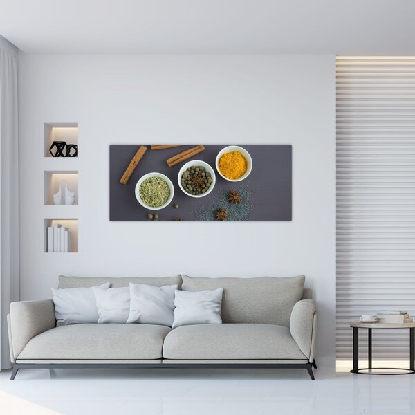 Tablou - condimente (120x50 cm)