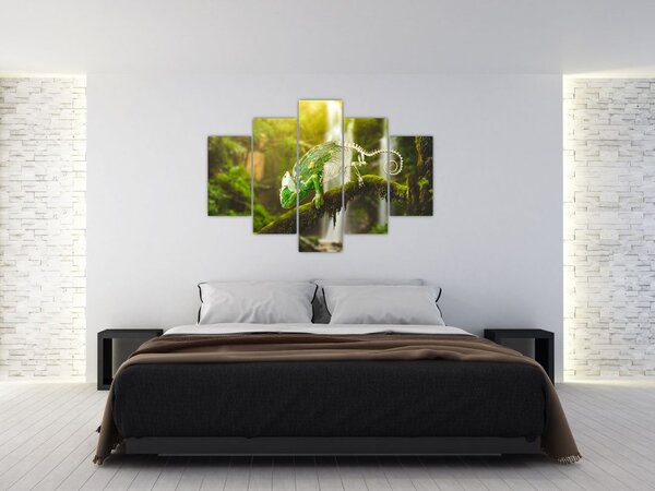 Tablou cu șopârlă (150x105 cm)