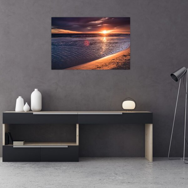Tablou cu apus de soare (90x60 cm)