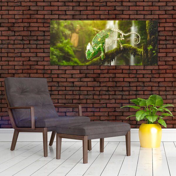 Tablou cu șopârlă (120x50 cm)