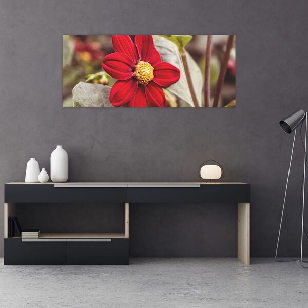 Tablou cu floare (120x50 cm)