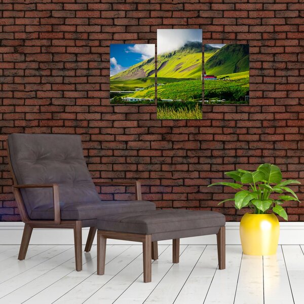 Tablou cu peisaj montan (90x60 cm)