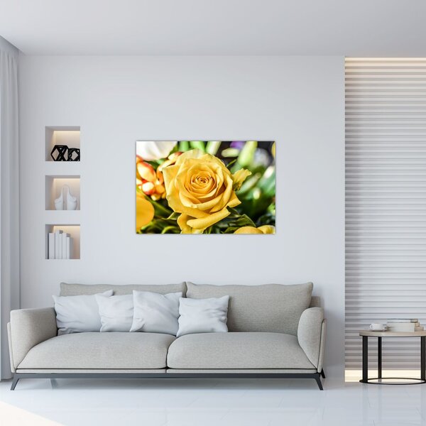 Tablou cu trandafir (90x60 cm)