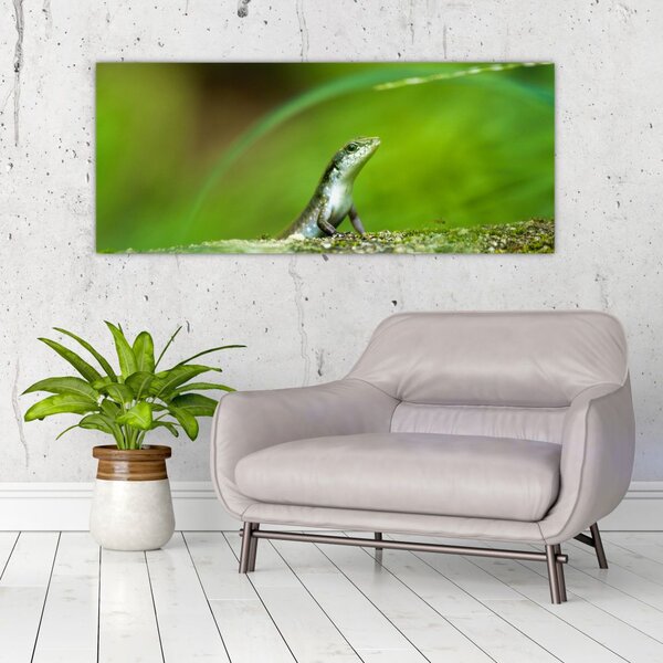 Tablou cu șopârlă (120x50 cm)