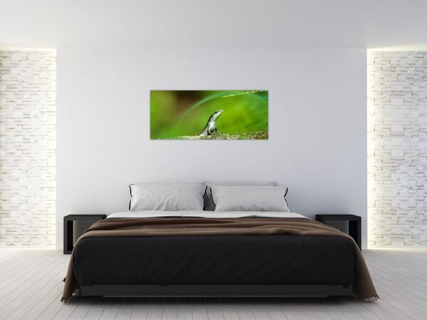 Tablou cu șopârlă (120x50 cm)
