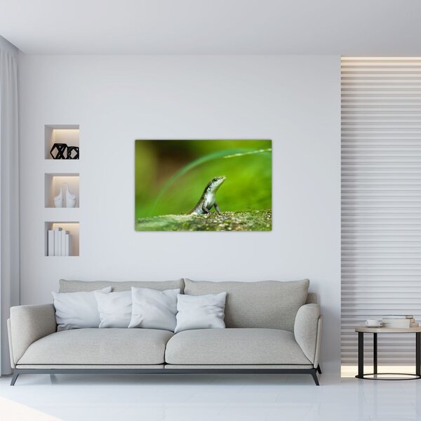 Tablou cu șopârlă (90x60 cm)