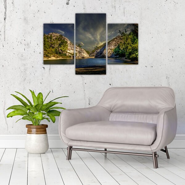 Tablou peisajului cu lac (90x60 cm)