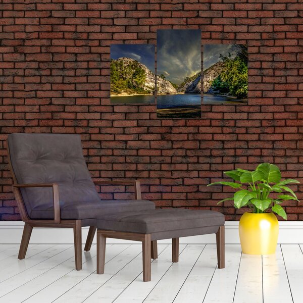 Tablou peisajului cu lac (90x60 cm)