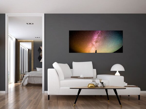 Tablou - cerul plin de stele (120x50 cm)