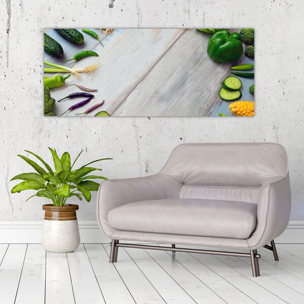 Tablou legumele (120x50 cm)