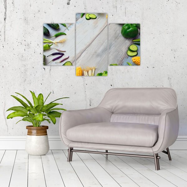 Tablou legumele (90x60 cm)