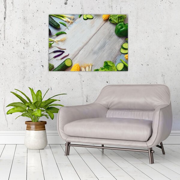 Tablou legumele (70x50 cm)