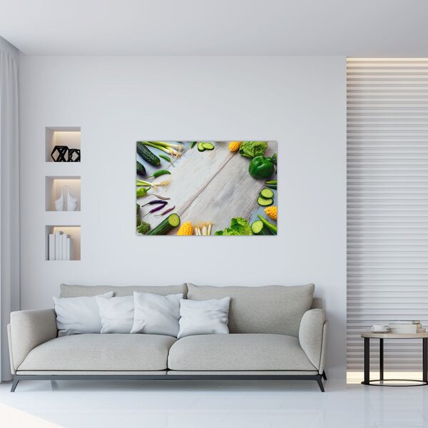Tablou legumele (90x60 cm)