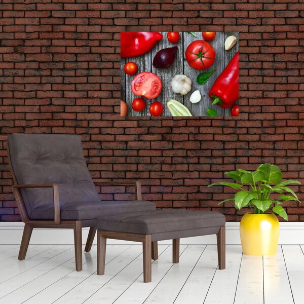Tablou cu legume (70x50 cm)