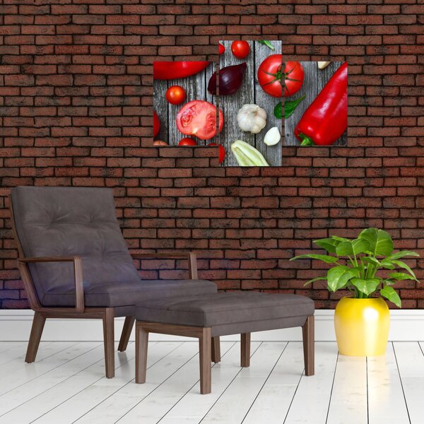 Tablou cu legume (90x60 cm)