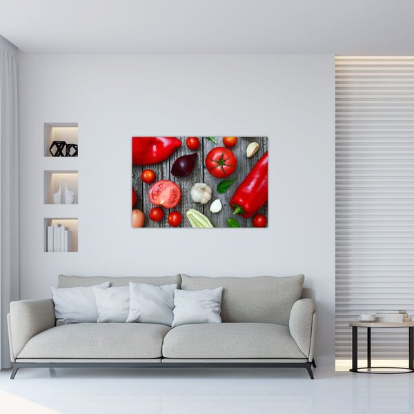 Tablou cu legume (90x60 cm)