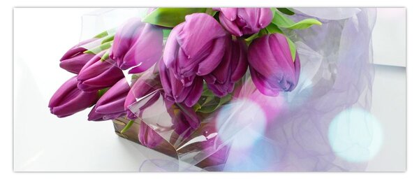 Tablou - buchet de lalele (120x50 cm)