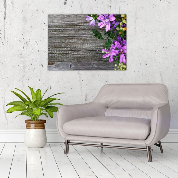 Tablou - flori de câmp (70x50 cm)