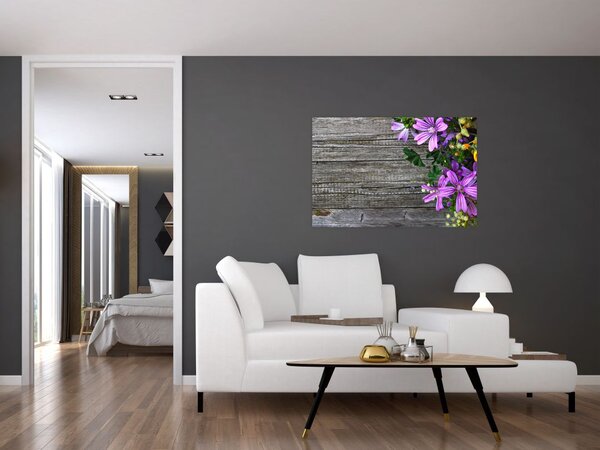 Tablou - flori de câmp (90x60 cm)