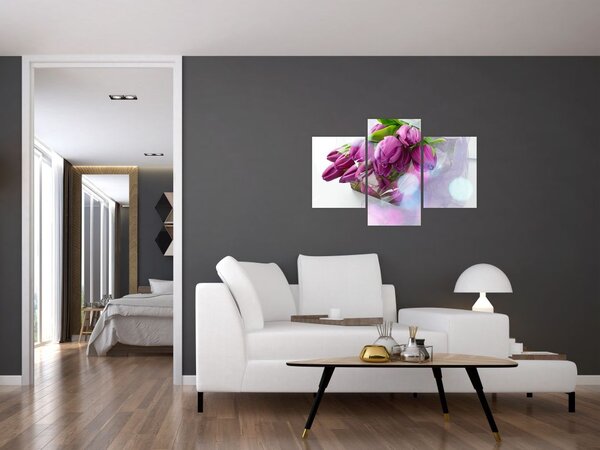 Tablou - buchet de lalele (90x60 cm)