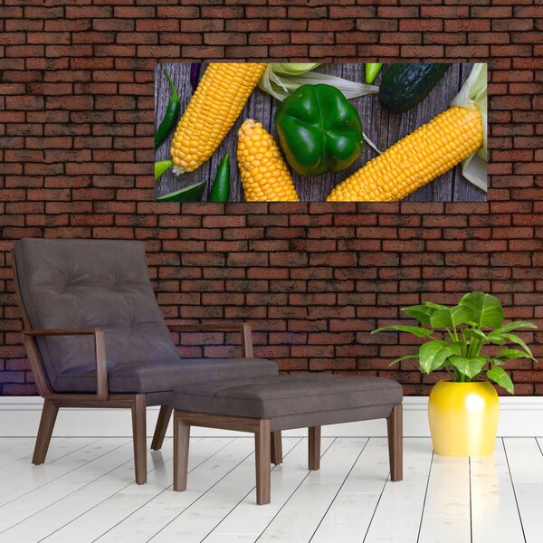Tablou - legume (120x50 cm)