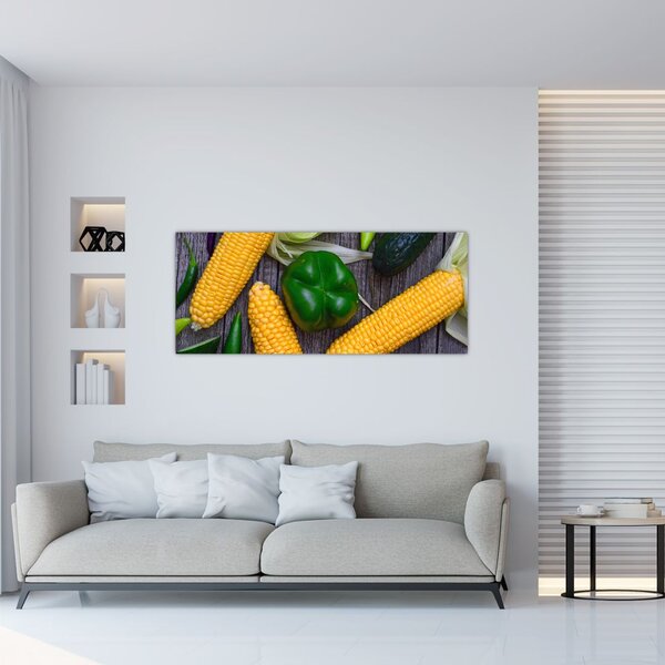Tablou - legume (120x50 cm)