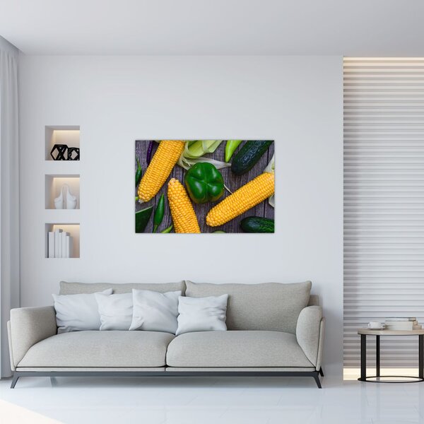 Tablou - legume (90x60 cm)