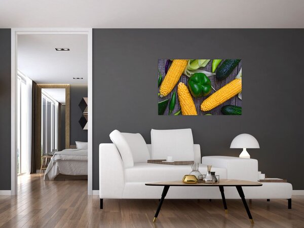 Tablou - legume (90x60 cm)