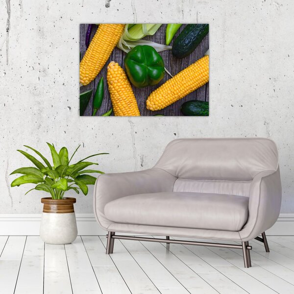 Tablou - legume (70x50 cm)