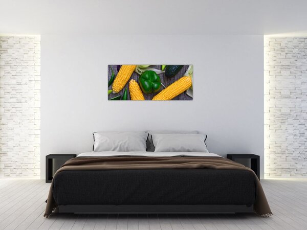 Tablou - legume (120x50 cm)