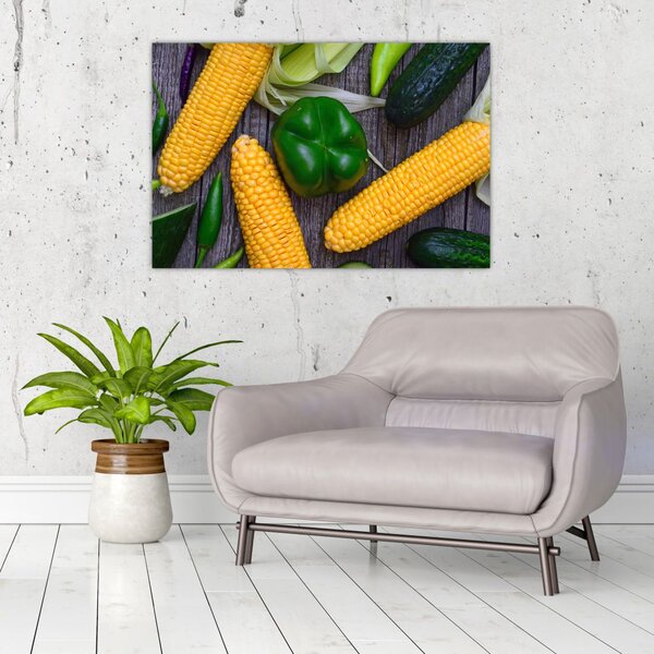 Tablou - legume (90x60 cm)