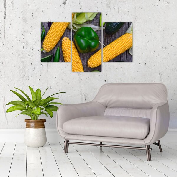 Tablou cu legume (90x60 cm)