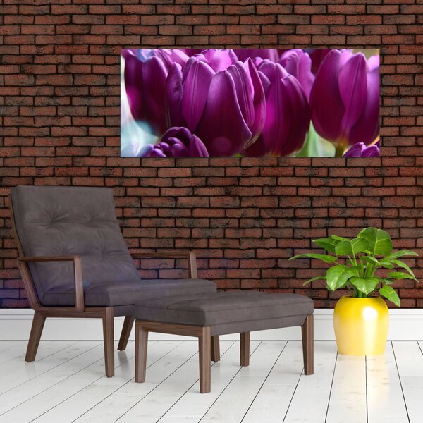 Tablou cu lalele (120x50 cm)