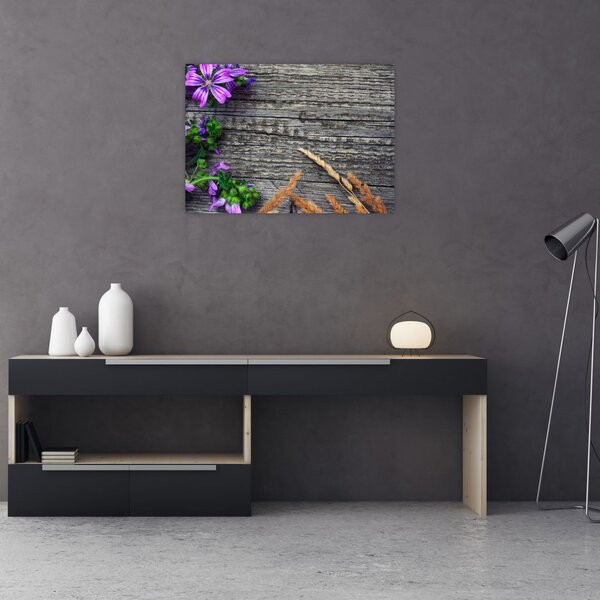 Tablou - flori de câmp (70x50 cm)